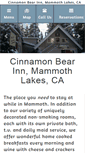 Mobile Screenshot of cinnamonbearinn.com